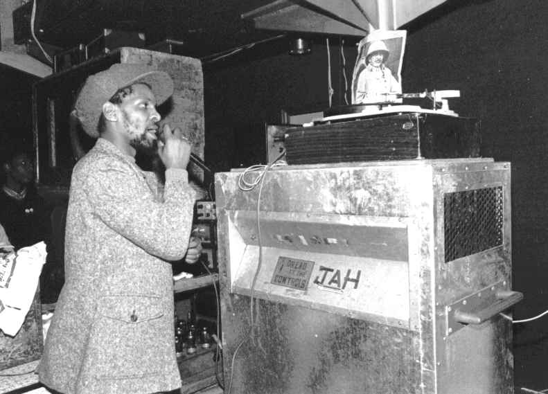 Jah Shaka on the mic